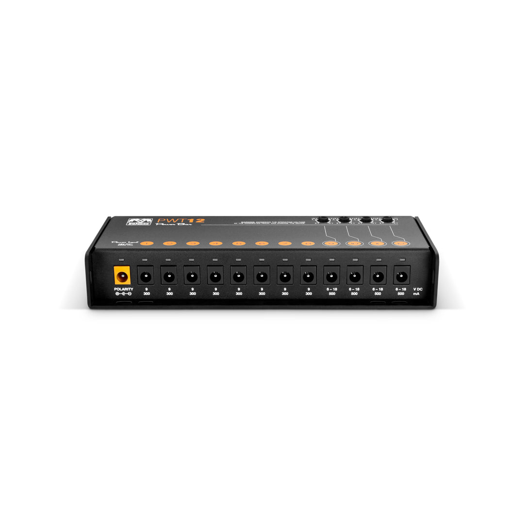 Palmer PWT 12 MK 2 – Bloc d'alimentation universel pour pedalboard avec 12 sorties