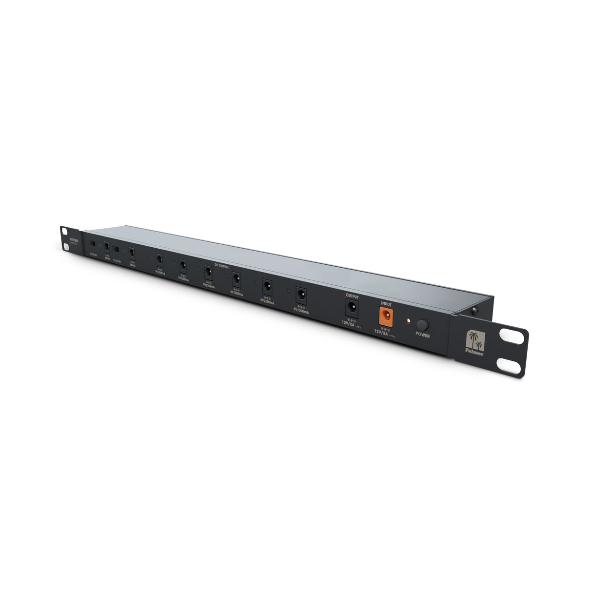 Palmer WT PB 40 RK - Bloc d'alimentation à 8 sorties pour montage en rack