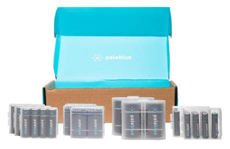 Pale Blue kit de conversion domestique 4x9V/4xD/12xAA/8xAAA