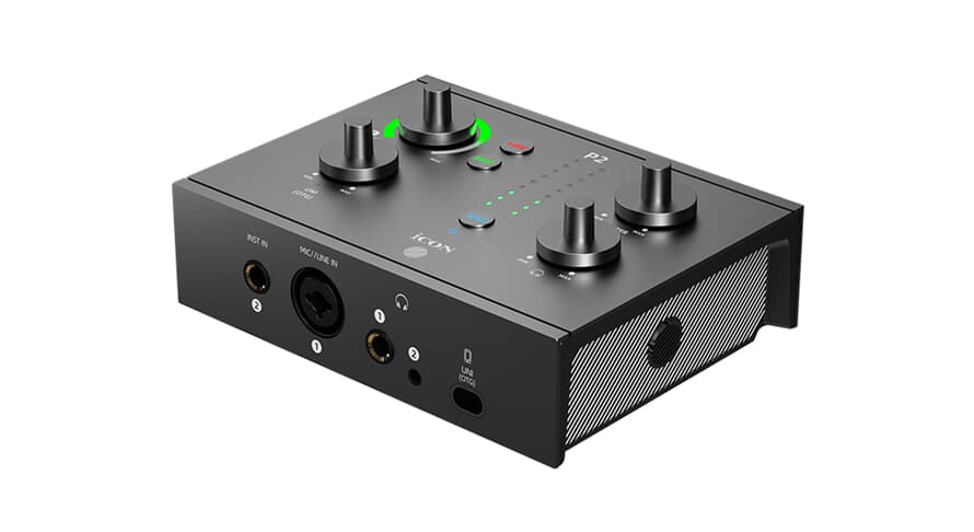 iCon Panel 2 interface audio USB, 2 entrées et 2 sorties