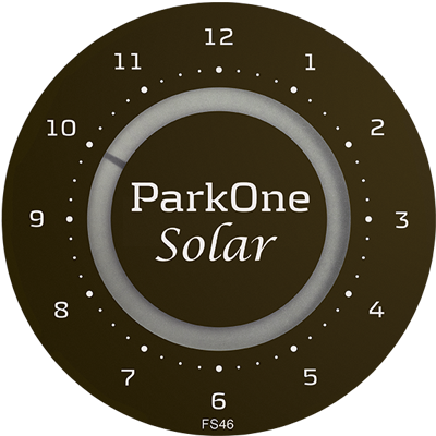 ParkOne Solar Horloge de Stationnement, Sort
