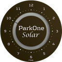 ParkOne Solar Horloge de Stationnement, Sort