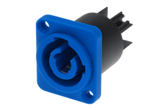 Perfex Powercon Connecteur Châssis Bleu