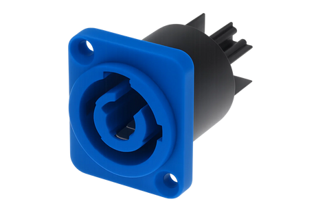 Perfex Powercon Connecteur Châssis Bleu