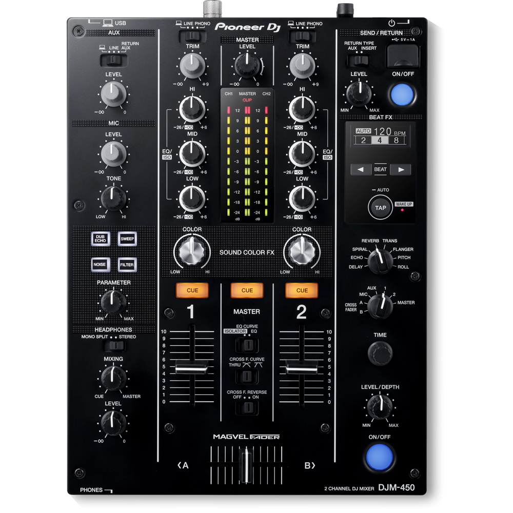 Pioneer DJ DJM-450 + PLX-1000 Pack