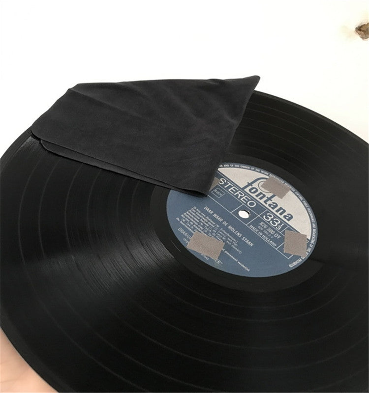 Microfiber cleaning cloths for vinyl records (5-pack)