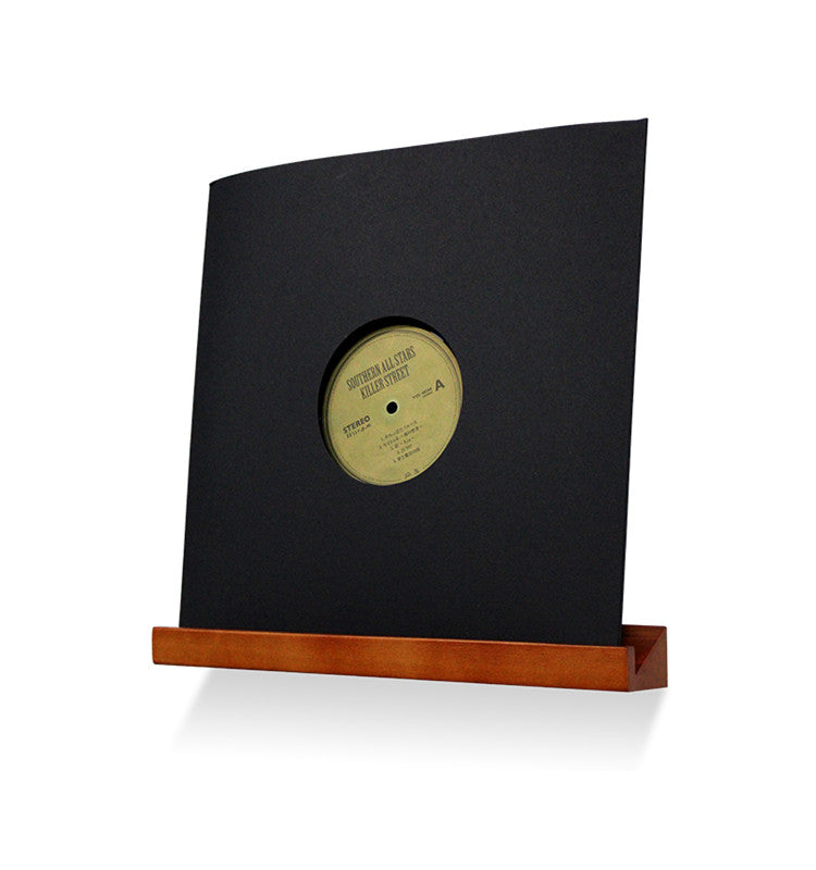 Étagère d'Exposition pour Disques Vinyles - Bois de Paulownia