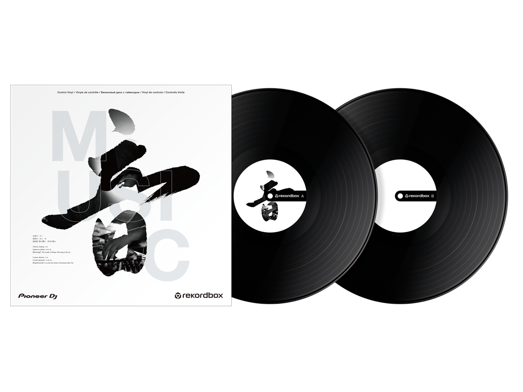 RB-VD2-K Rekordbox control vinyl (sæt af 2) (black)