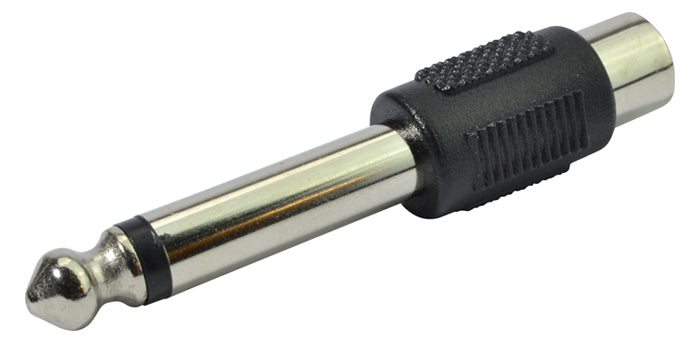 Adaptateur RCA Femelle vers Jack Mono 6.3 mm