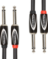 Roland "Heavy-duty" cable 2 x 6.3mm jack mono to 2 x 6.3mm jack mono (1m)