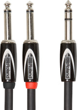 Roland Adapter Cable 6.3 mm Jack Stereo to 2 x 6.3 mm Jack mono