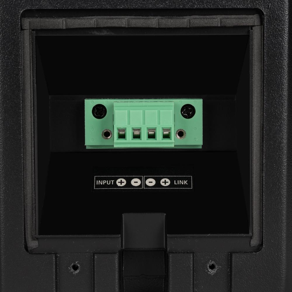 RCF enceinte murale 2 voies 4" ensemble (2 pièces) 40W 8 Ohm IP55, Noir