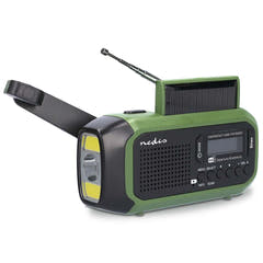Radio d'urgence portable avec manivelle