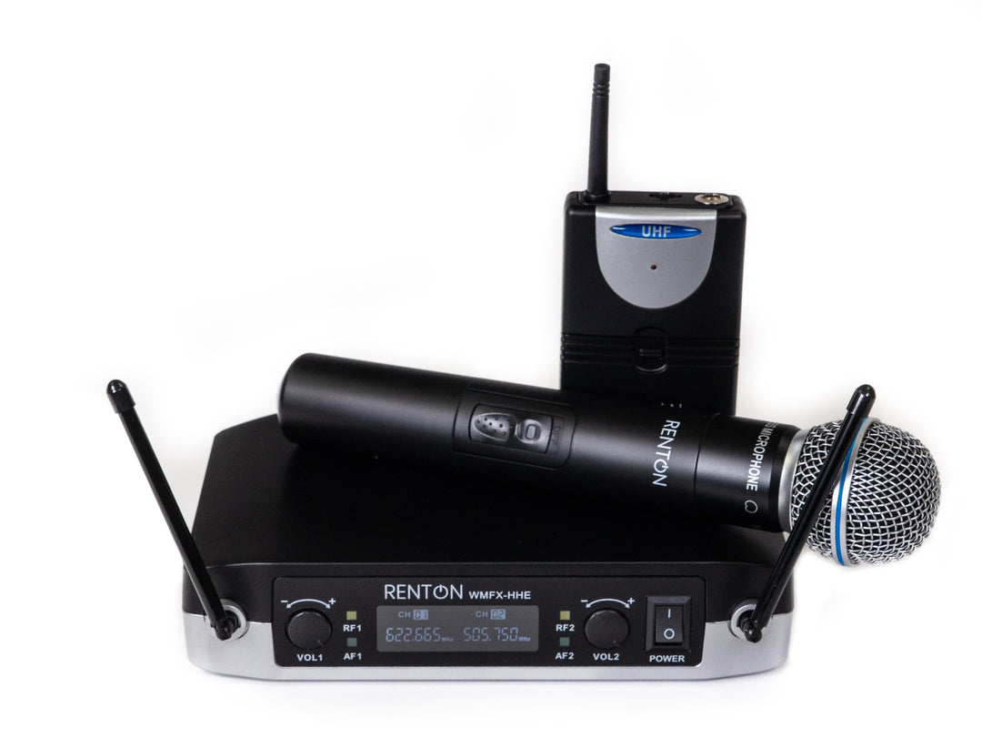 Renton WMFX Ensemble Microphones Sans Fil Combiné