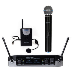 Renton WMFX Ensemble Microphones Sans Fil Combiné