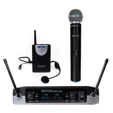 Renton WMFX Ensemble Microphones Sans Fil Combiné