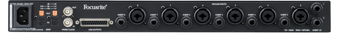 Focusrite Clarett+ Octopre Microphones Preamp