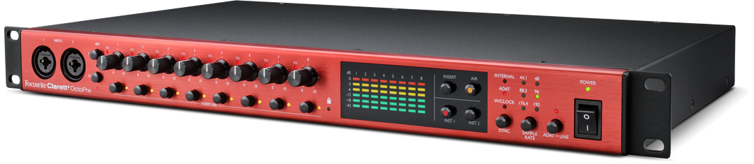 Focusrite Clarett+ Octopre Microphones Preamp