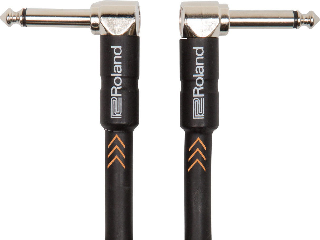 Roland Nickel Patch Angle Jack Cable (1m)
