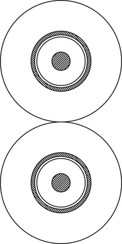 Câble de signal ligne stéréo ProCab REF asymétrique 4 x 8 mm 100 m