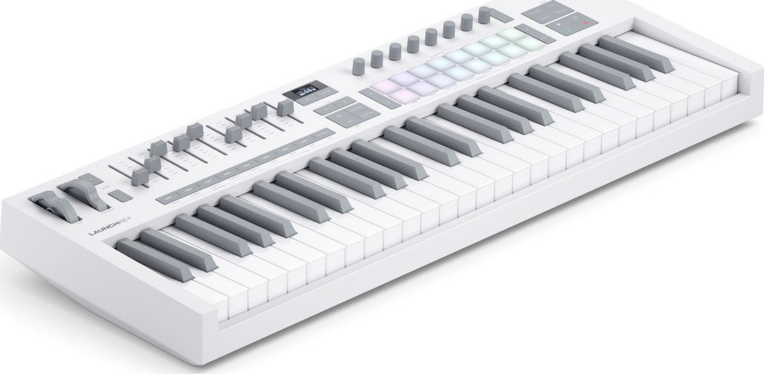Novation Launchkey 49 MK4 MIDI-Cravier (Blanc)
