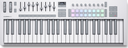 Novation Launchkey 49 MK4 MIDI-Cravier (Blanc)