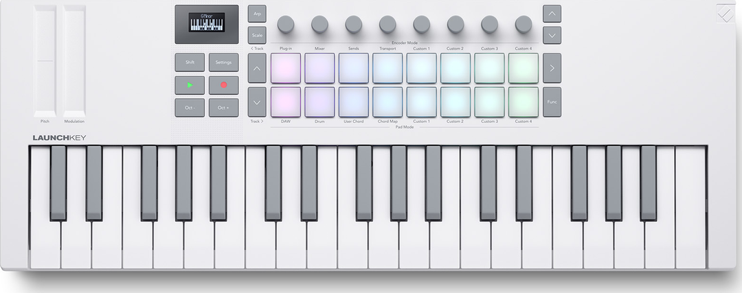 Novation Launchkey MINI 37 MK4 Cravier (Blanc)