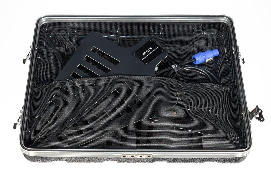 Renton Rack Système sans fil combiné (4 Microphones à main + 8 Casques)
