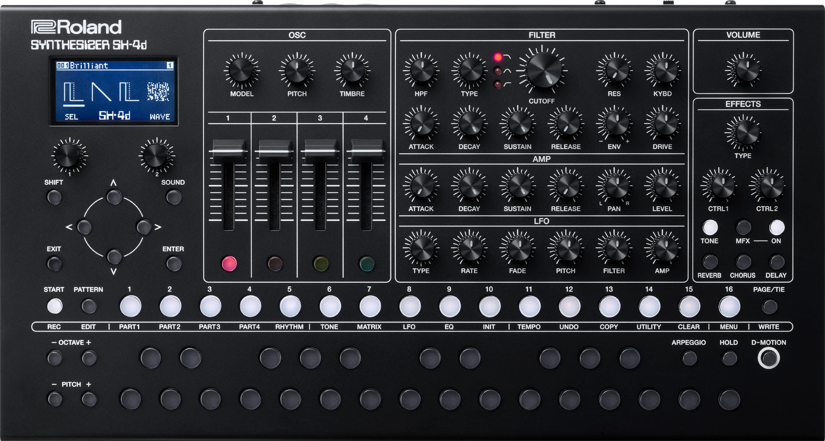 Roland SH-4D Synthesizer