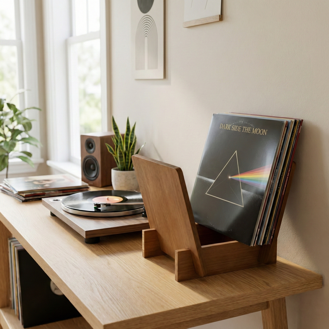 Studio 57 - Support pour vinyles en bois