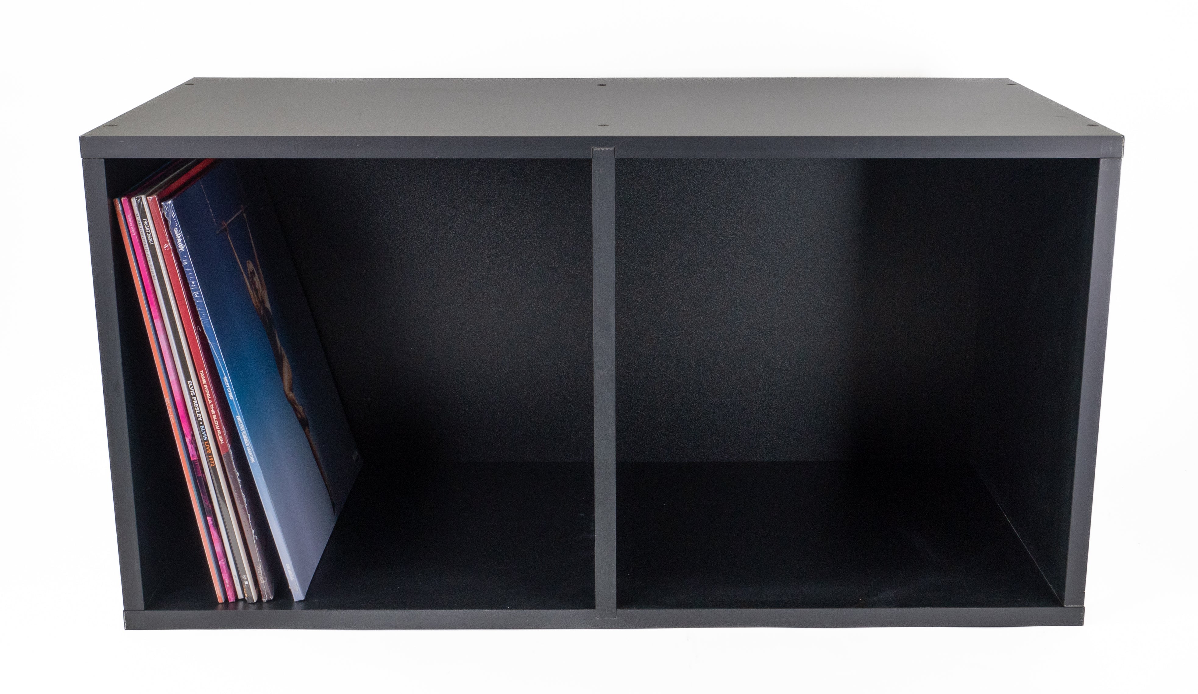 Studio 57 Vinyl Record Storage Shelf (Double, Black)