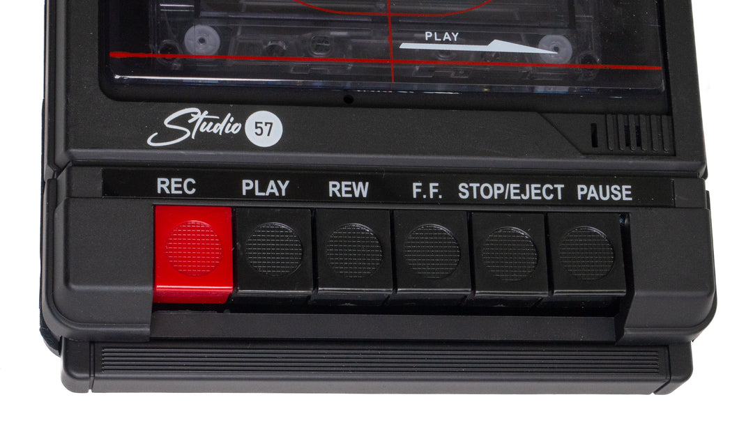 Studio 57 - Magnétophone à cassette (Noir)