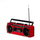 Studio 57 Lecteur de cassette avec FM et Bluetooth, Rouge