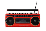 Studio 57 Lecteur de cassette avec FM et Bluetooth, Rouge