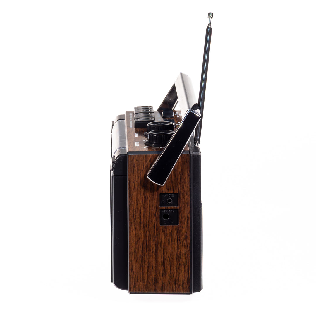 Studio 57 - Lecteur de cassettes avec FM & Bluetooth, Marron