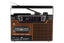 Studio 57 Cassette Player with FM & Bluetooth, Brown