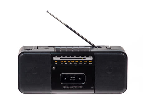 Studio 57 - Lecteur de cassettes avec FM & Bluetooth, Noir