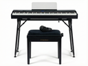 Grooveland FP80 Piano numérique (Noir) Pack complet