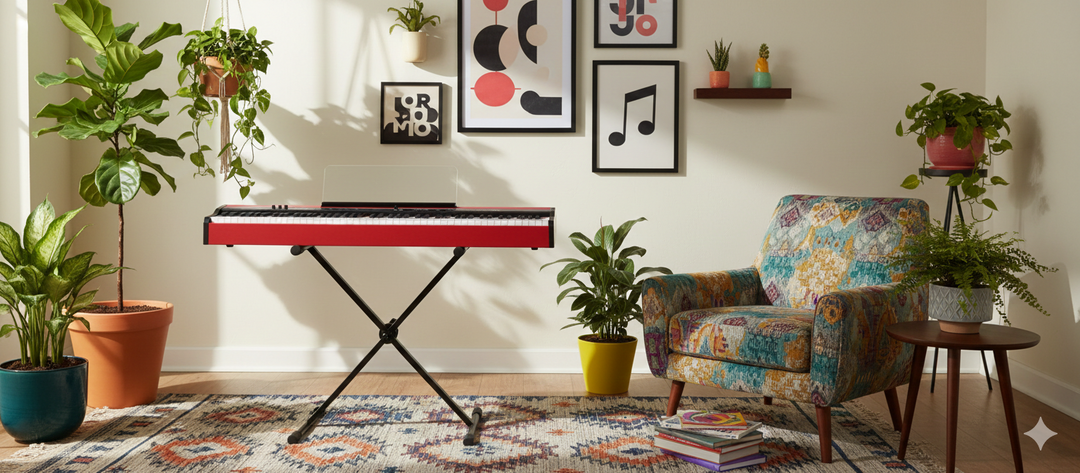 Grooveland FP80 Piano numérique (Rouge)