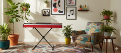 Grooveland FP80 Piano numérique (Rouge) Pack complet