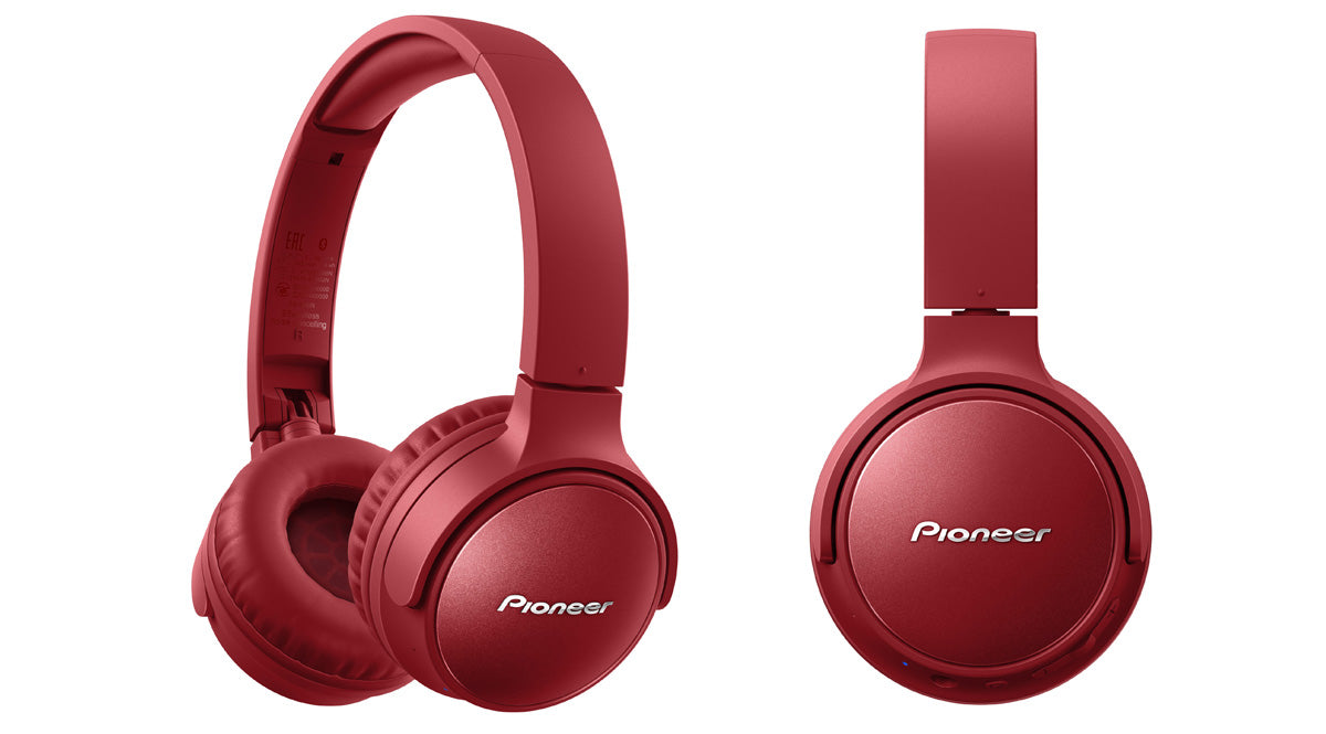 Pioneer SE-S6BN Écouteurs Bluetooth Réducteurs de Bruit (Rouge)
