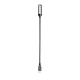 Adam Hall Stands SLED 1 ULTRA USB C - Lampe col de cygne, connecteur USB, 4 LED COB et couleurs au choix