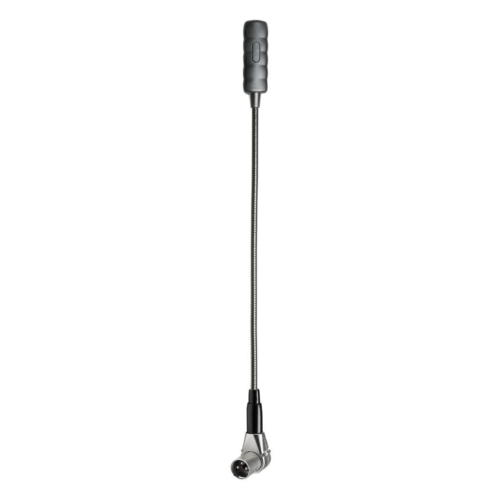 Adam Hall Stands SLED 1 ULTRA XLR 3 A - Lampe col de cygne XLR coudée 3 pôles avec 4 LED COB