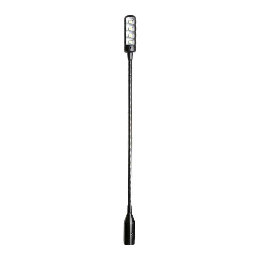 Adam Hall Stands SLED 1 ULTRA XLR 3 - Lampe col de cygne XLR 3 pôles avec 4 LED COB