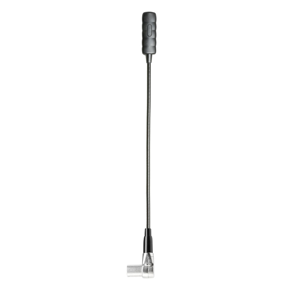 Adam Hall Stands SLED 1 ULTRA XLR 4 A - Lampe col de cygne XLR coudée 4 pôles avec 4 LED COB