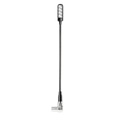 Adam Hall Stands SLED 1 ULTRA XLR 4 A - Lampe col de cygne XLR coudée 4 pôles avec 4 LED COB