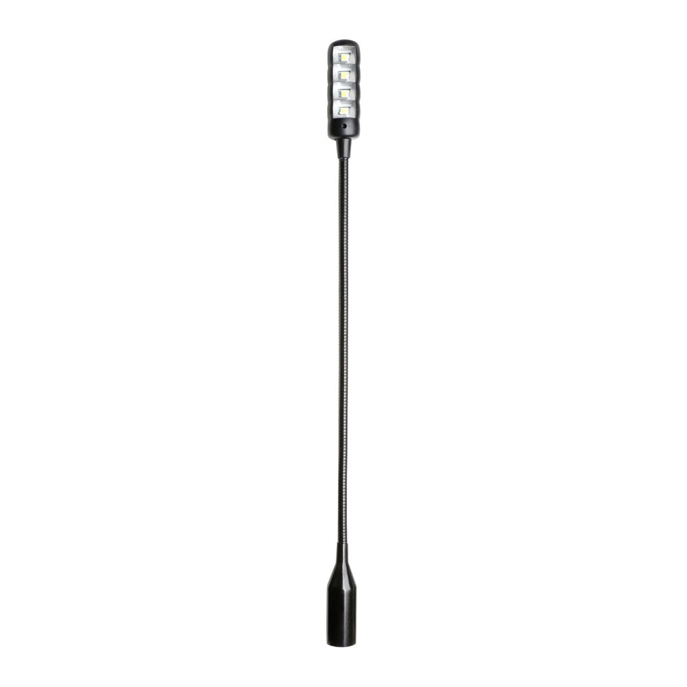 Adam Hall Stands SLED 1 ULTRA XLR 4 - Lampe col de cygne XLR 4 pôles avec 4 COB-LED