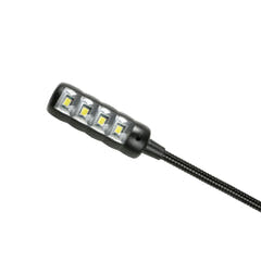 Adam Hall Stands SLED 1 ULTRA XLR 4 - Lampe col de cygne XLR 4 pôles avec 4 COB-LED