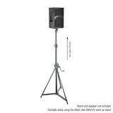 Adam Hall Stands SLS 36 TV 28 - Adaptateur de 28 mm (TV-spigot) vers 35 mm
