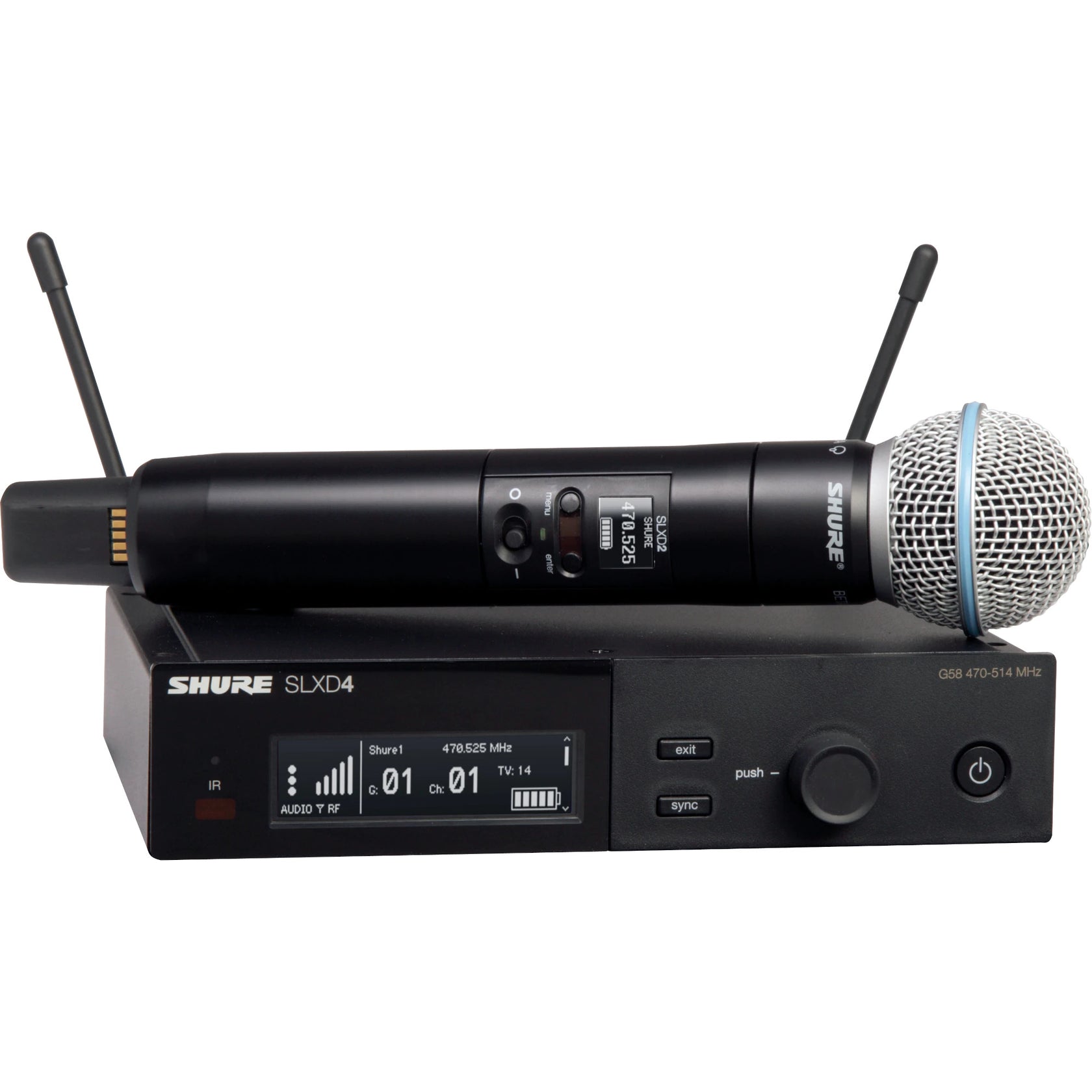 Shure SLXD24E/B58-S50 - 823-865Mhz